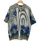 FUHUA 総柄 S/S オープンカラーシャツ メンズ import:XL