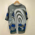 FUHUA 総柄 S/S オープンカラーシャツ メンズ import:XL
