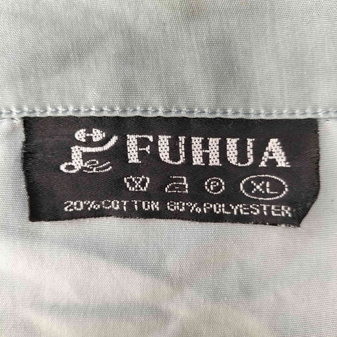 FUHUA 総柄 S/S オープンカラーシャツ メンズ import:XL