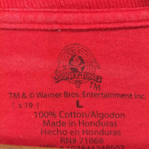 LOONEY TUNES MARVIN THE MARTIAN キャラクタープリント L/S カットソー メンズ L