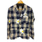 マークマクナイリー MARK MCNAIRY フラワープリント チェック柄3Bテーラードジャケット メンズ M