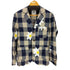 マークマクナイリー MARK MCNAIRY フラワープリント チェック柄3Bテーラードジャケット メンズ M