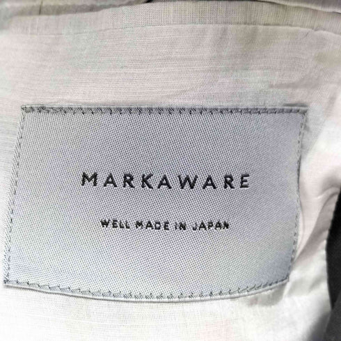 マーカウェア markaware モヘヤ混 切替 段返り3Bテーラードジャケット メンズ 2