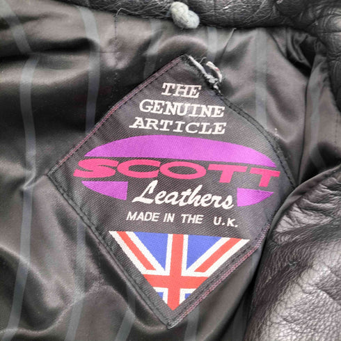 scott イギリス製 ライダース ジャケット メンズ UK:40