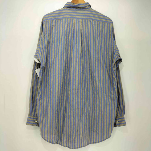 ジェイクルー J.CREW 90S 巨人タグ ストライプ柄 コットン L/S シャツ メンズ import:M