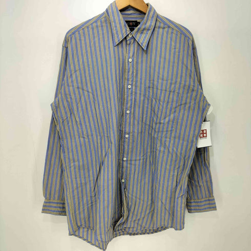 ジェイクルー J.CREW 90S 巨人タグ ストライプ柄 コットン L/S シャツ メンズ import:M