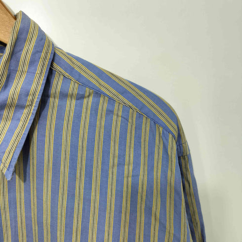 ジェイクルー J.CREW 90S 巨人タグ ストライプ柄 コットン L/S シャツ メンズ import:M