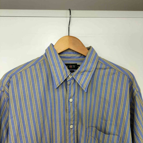 ジェイクルー J.CREW 90S 巨人タグ ストライプ柄 コットン L/S シャツ メンズ import:M