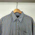 ジェイクルー J.CREW 90S 巨人タグ ストライプ柄 コットン L/S シャツ メンズ import:M