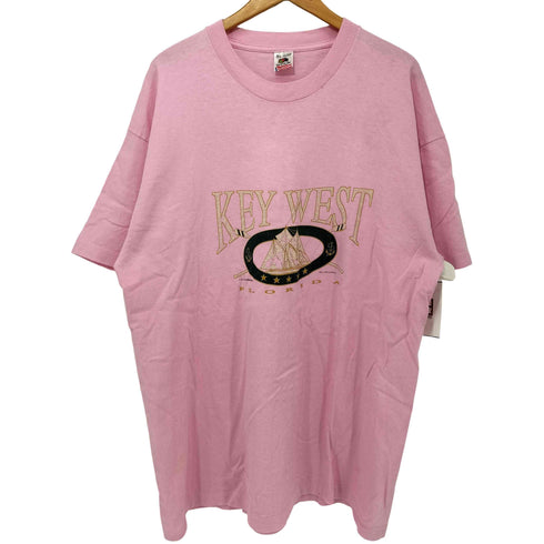 フルーツオブザルーム FRUIT OF THE LOOM 90S USA製 ヨットプリント S/S Tシャツ メンズ import:XL