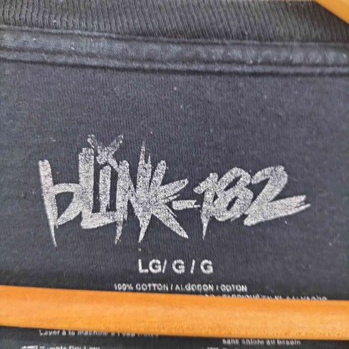 フロントプリント バンドTシャツ メンズ LG