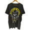 スカルプリント バンドTシャツ メンズ XL