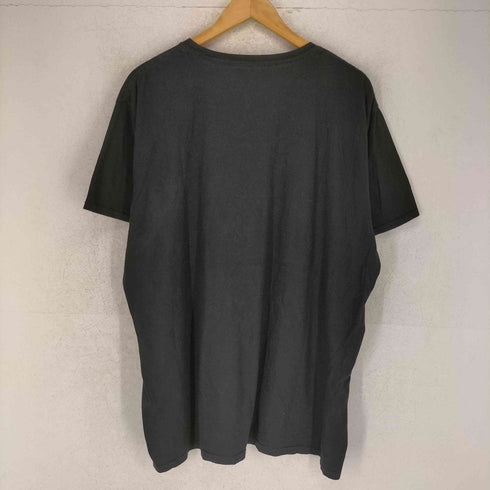 スカルプリント バンドTシャツ メンズ XL