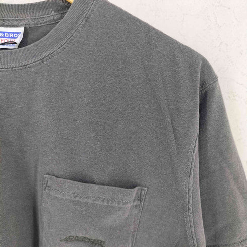 シックスティエイトアンドブラザーズ 68&BROTHERS ロゴ刺繍 プリントTシャツ メンズ M