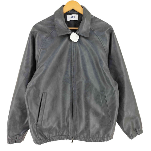 MRU フェイクレザージャケット メンズ M