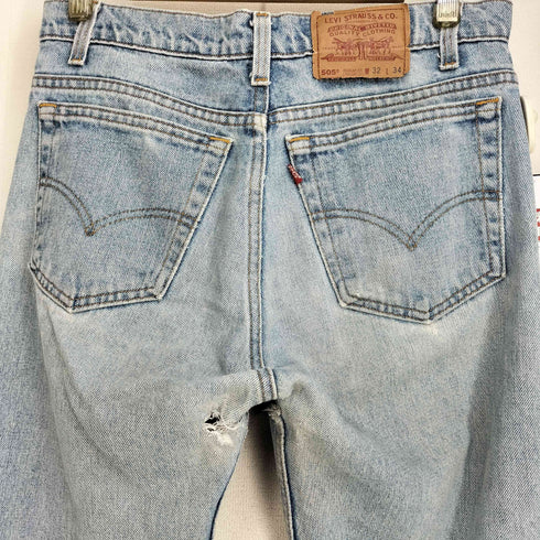 リーバイス Levis 95年製 USA製 505 regular fit straight leg デニムパンツ ボタン裏653 メンズ 32X34