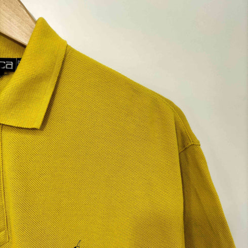 ノーティカ NAUTICA 90S 日本製 ヨット刺繍 鹿の子 ポロシャツ メンズ JPN:L