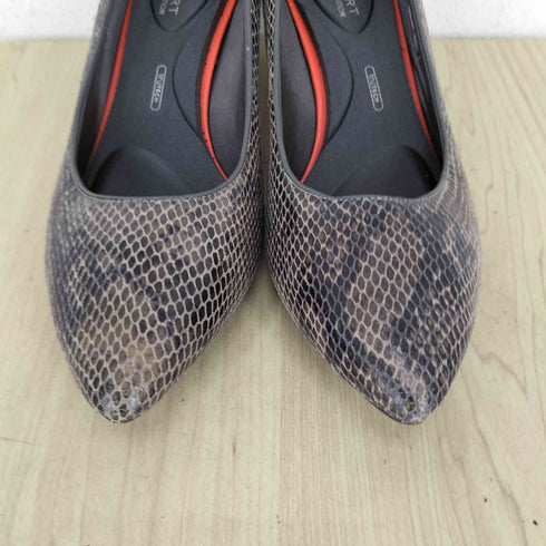 ロックポート ROCKPORT ウロコ柄 ポインテッドトゥ パンプス ヒール パイソン レディース 27