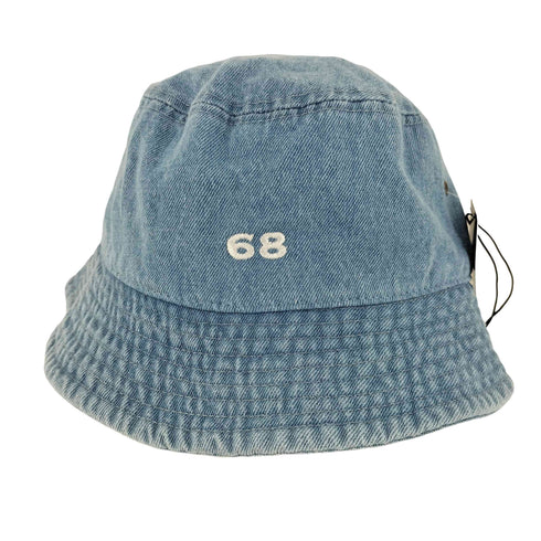 シックスティエイトアンドブラザーズ 68&BROTHERS ロゴ刺繍 デニム バケットハット メンズ L