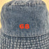 シックスティエイトアンドブラザーズ 68&BROTHERS ロゴ刺繍 デニムバケットハット メンズ M