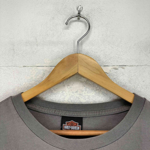 ハーレーダビッドソン HARLEY-DAVIDSON ロゴ刺繍 L/S カットソー メンズ