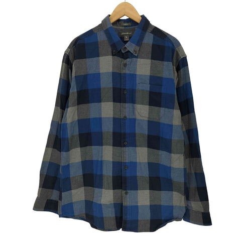 エディーバウアー Eddie Bauer チェック柄 ネルシャツ メンズ JPN:L