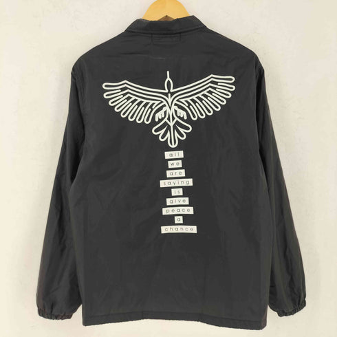 カンビオ CAMBIO NASCA EAGLE プリント コーチジャケット メンズ S