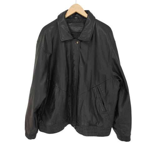 セントジョンズベイ STJOHNS BAY 本革 裏地キルティング レザージャケット メンズ import:XL