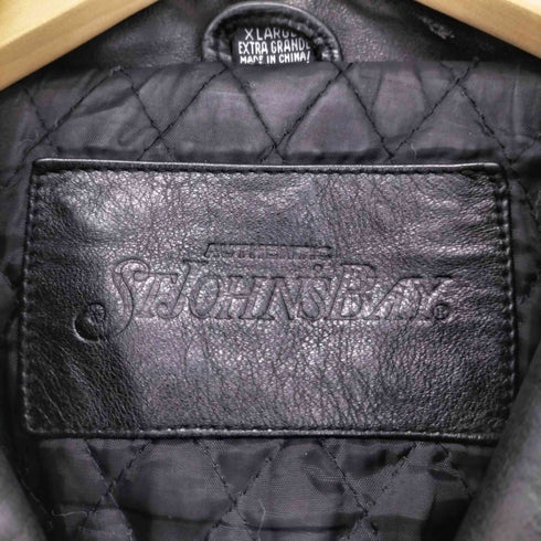 セントジョンズベイ STJOHNS BAY 本革 裏地キルティング レザージャケット メンズ import:XL
