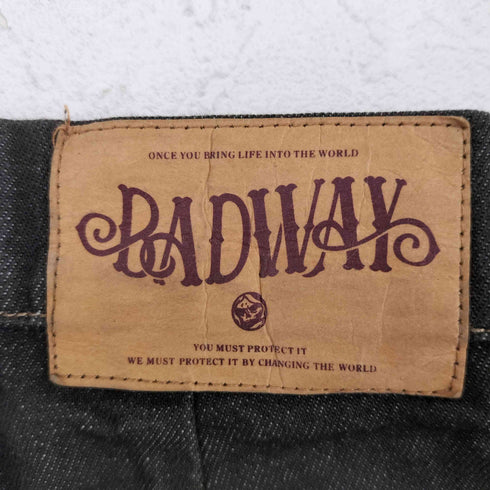 BADWAY ワンタック デニムパンツ メンズ M