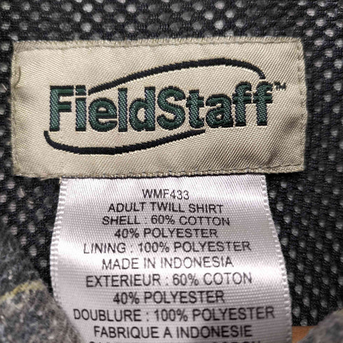 FIELD STAFF リアルツリーカモ 2ポケット シャツジャケット メンズ M