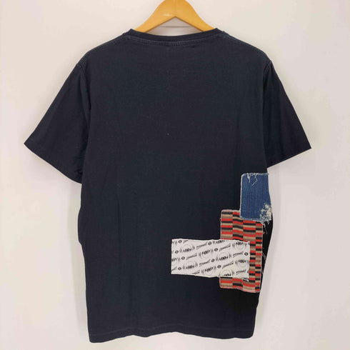 ROUNDEL パッチワーククルーネックTシャツ メンズ M