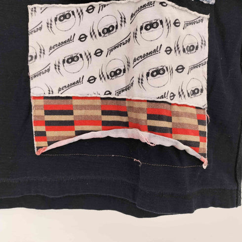 ROUNDEL パッチワーククルーネックTシャツ メンズ M