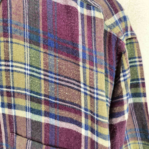 チャップスラルフローレン CHAPS RALPH LAUREN チェック柄 L/S ボタンダウンシャツ メンズ M