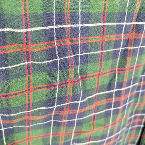 チャップス CHAPS ロゴ刺繍 チェック柄 L/S ボタンダウンシャツ メンズ XL