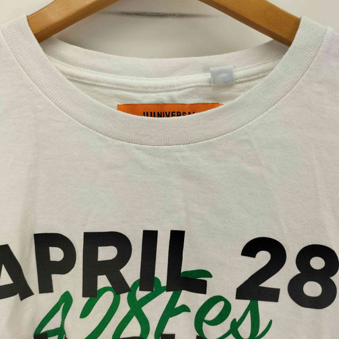 ユニバーサルオーバーオール UNIVERSAL OVERALL プリントクルーネックTシャツ メンズ M