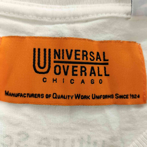 ユニバーサルオーバーオール UNIVERSAL OVERALL プリントクルーネックTシャツ メンズ M