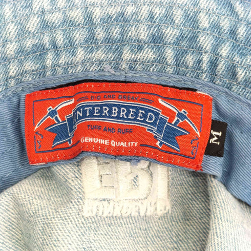 インターブリード INTERBREED キャラクター刺繍 デニム バケットハット メンズ M