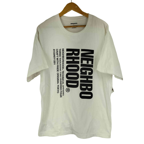 ネイバーフッド NEIGHBORHOOD ロゴ メッセージプリント S/S Tシャツ メンズ JPN:L