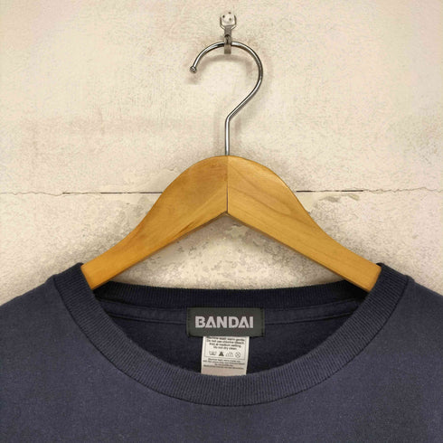 BANDAIタグ プリント クルーネック 半袖Tシャツ カットソー メンズ L