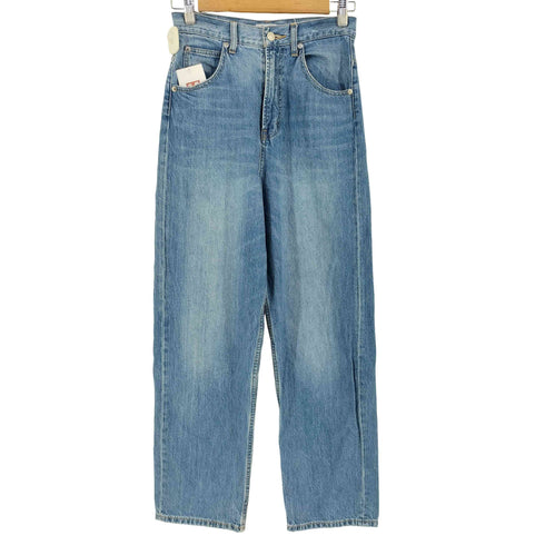 ローリーズファーム LOWRYS FARM ストレートワイドデニムパンツ レディース M