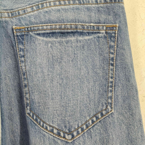 ローリーズファーム LOWRYS FARM ストレートワイドデニムパンツ レディース M