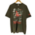 キャラクタープリント クルーネック Tシャツ カットソー メンズ XL