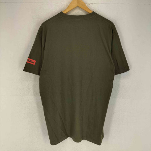 キャラクタープリント クルーネック Tシャツ カットソー メンズ XL