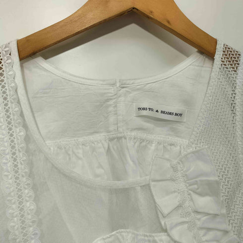 トリト TORI-TO 別注 26SS コラージュ ノースリーブ シャツ レディース JPN:M