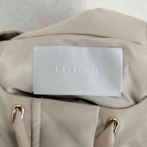セルフォード CELFORD ティアードフリル撥水ブルゾン レディース 36