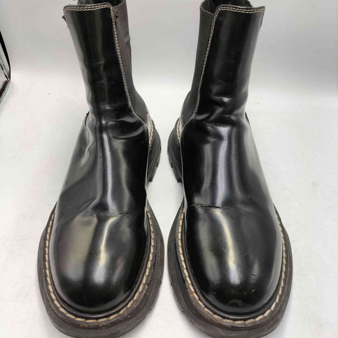 アレキサンダーマックイーン Alexander McQueen White stitch Chelsea boots ホワイトステッチ サイドゴアブーツ メンズ 41