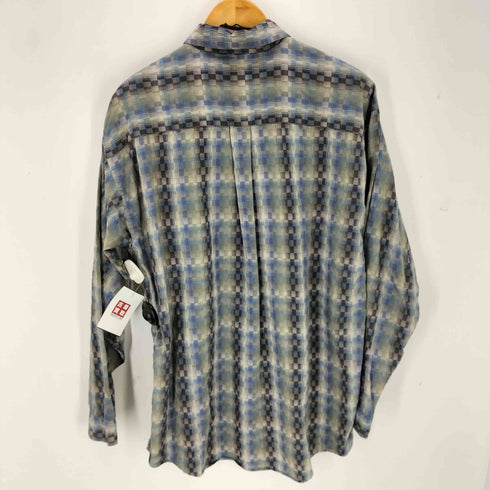 パタゴニア patagonia 90S ポルトガル製 オーガニックコットン チェックシャツ メンズ import:L