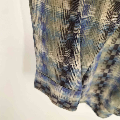 パタゴニア patagonia 90S ポルトガル製 オーガニックコットン チェックシャツ メンズ import:L