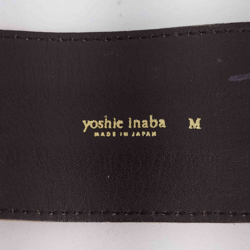 ヨシエイナバ YOSHIE INABA パイソン コルセット ベルト レディース